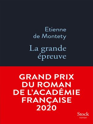 cover image of La grande épreuve